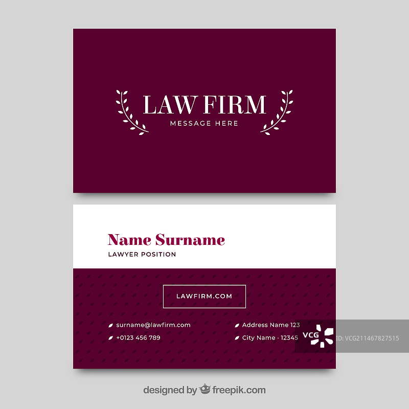 律师名片模板图片素材