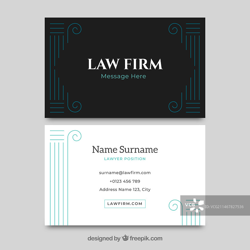 律师名片模板图片素材