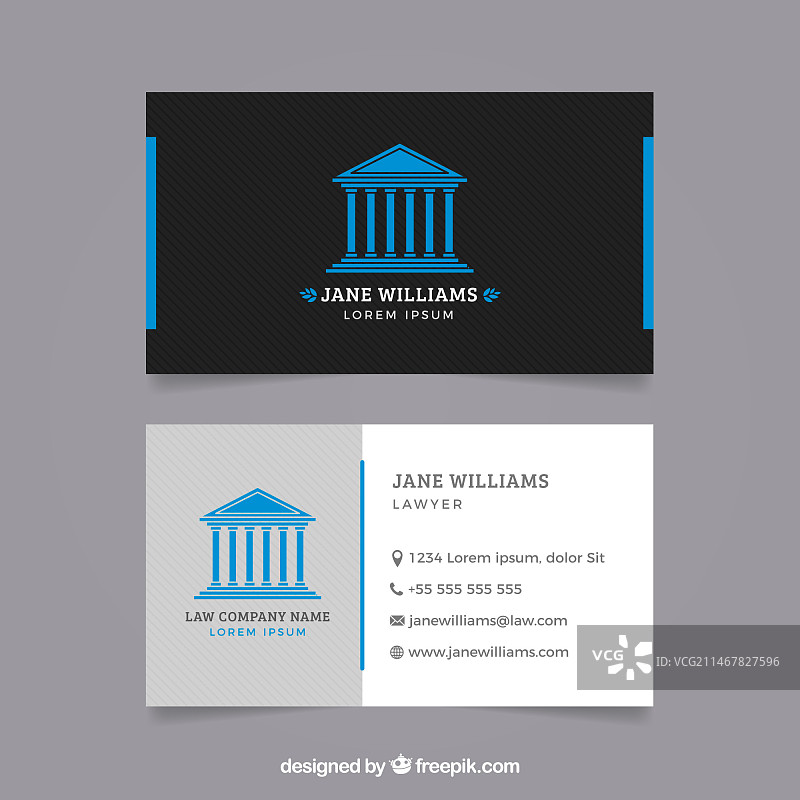 律师名片模板图片素材