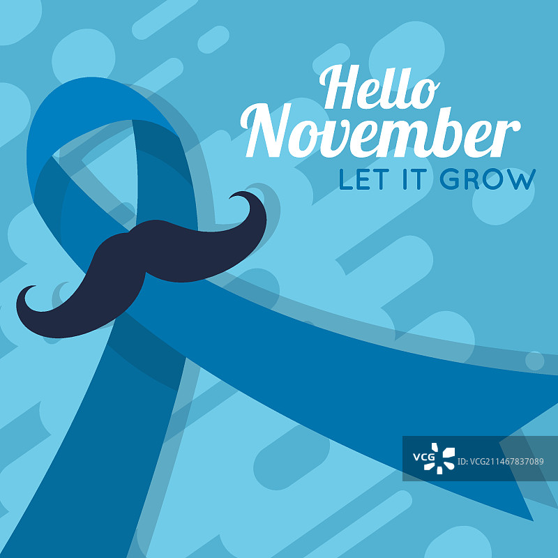 扁平风格Movember概念图片素材