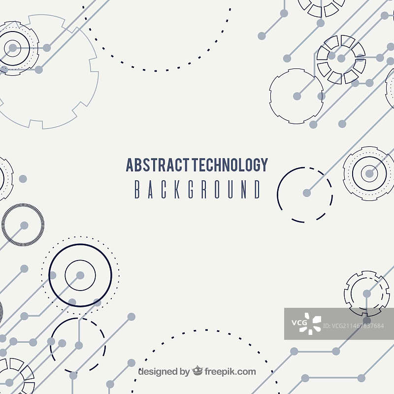 抽象风格科技背景图片素材