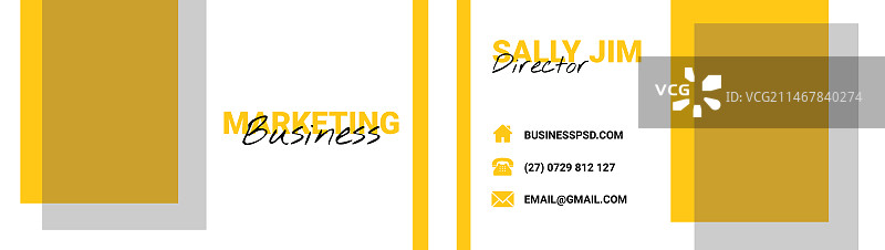 市场营销名片模板图片素材