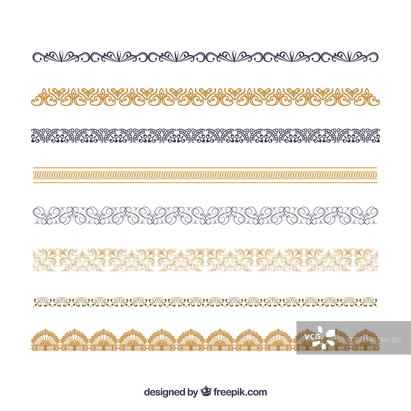 证书装饰图案合集图片素材