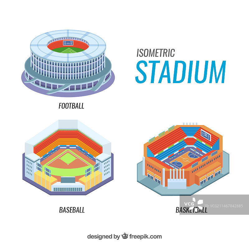 2.5D风格体育场馆合集图片素材