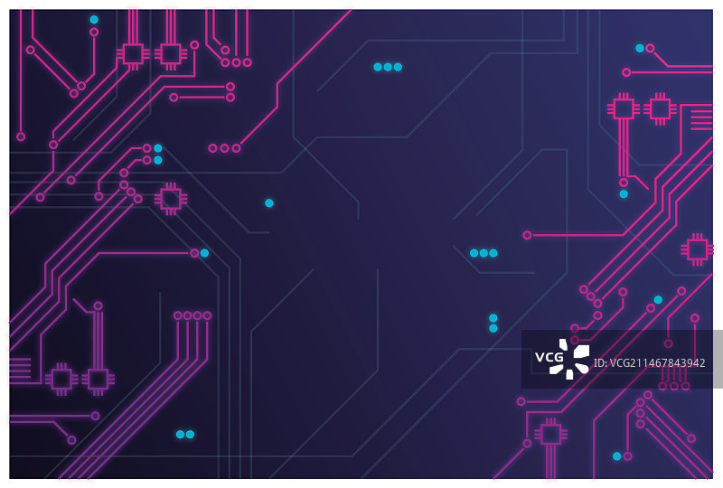 霓虹灯电路板背景图片素材