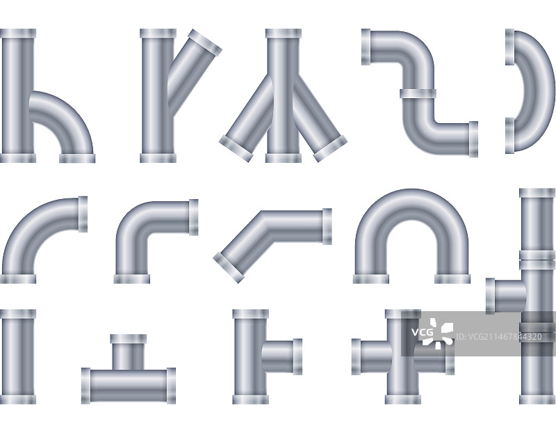 逼真管道插图合集图片素材