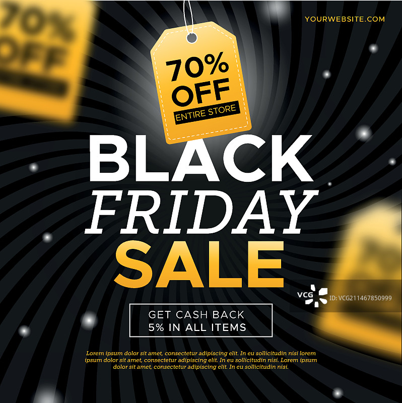 黑色星期五banner概念图片素材