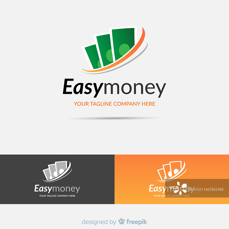 货币概念logo模板图片素材