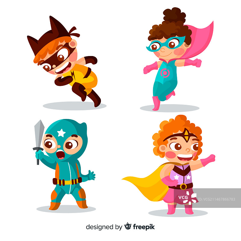 超级英雄儿童素材图片素材