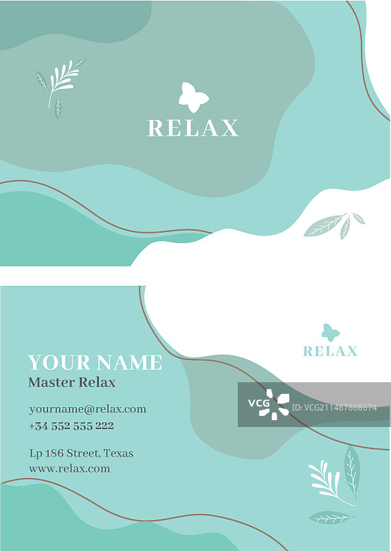 正念名片模板图片素材