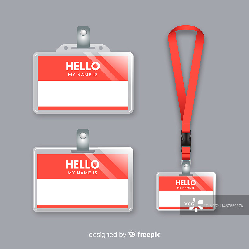 逼真的名牌标签模板合集图片素材