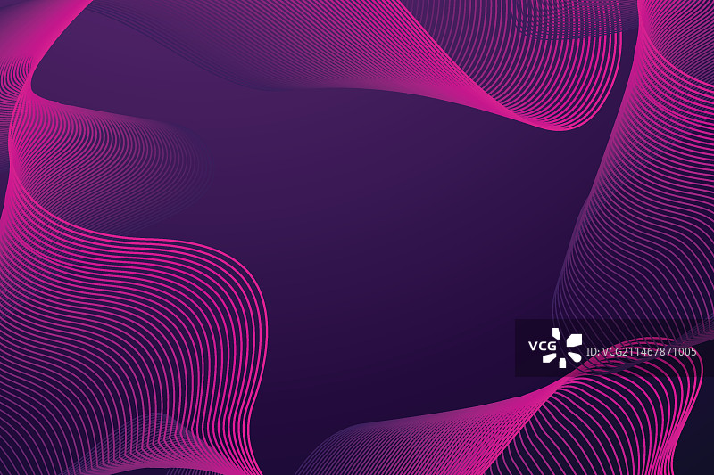 具有复制空间的深紫色波浪背景图片素材