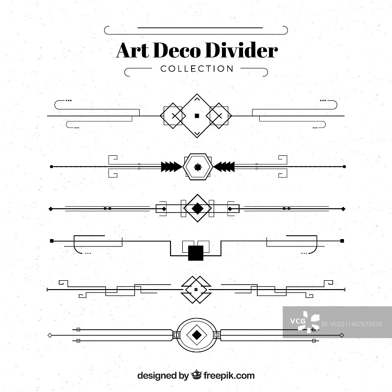 装饰艺术分割线合集图片素材