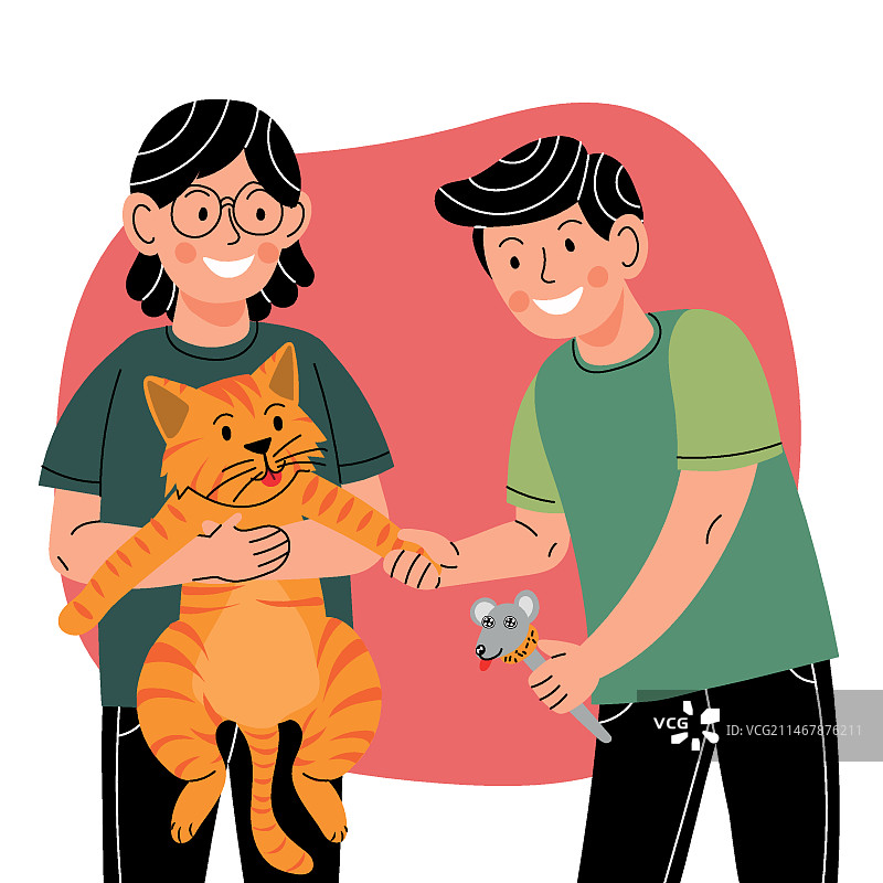 卡通人物与猫和老鼠图片素材