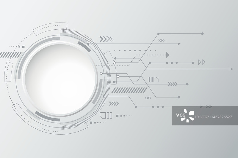 白色科技背景图片素材
