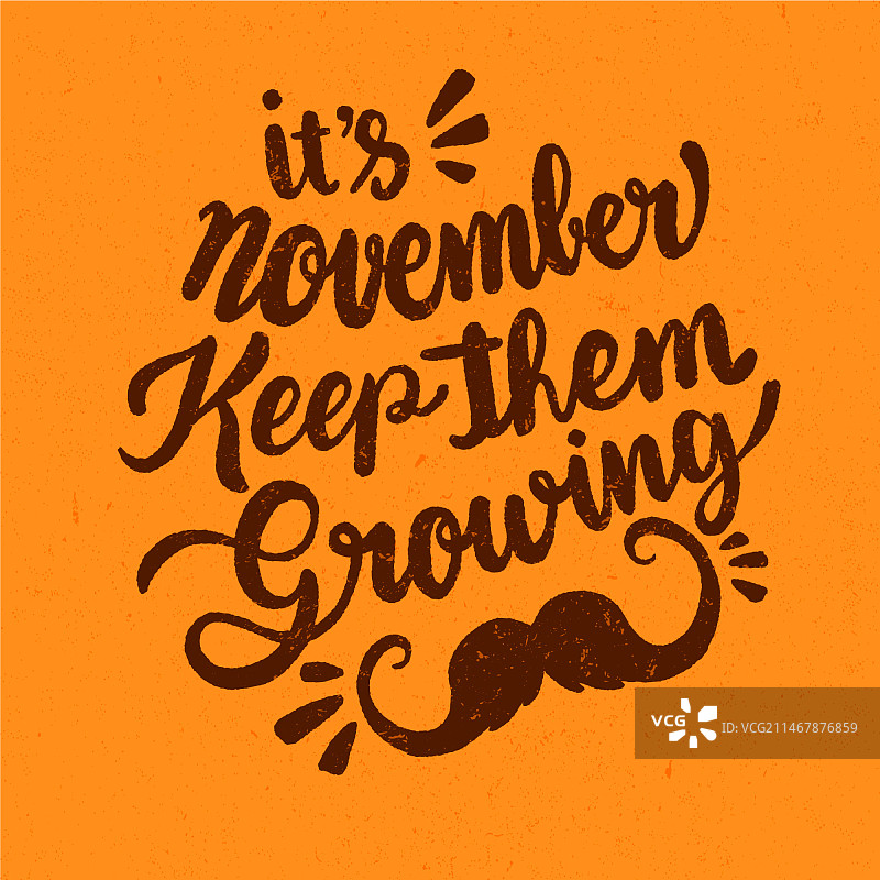 胡须月背景与文字图片素材