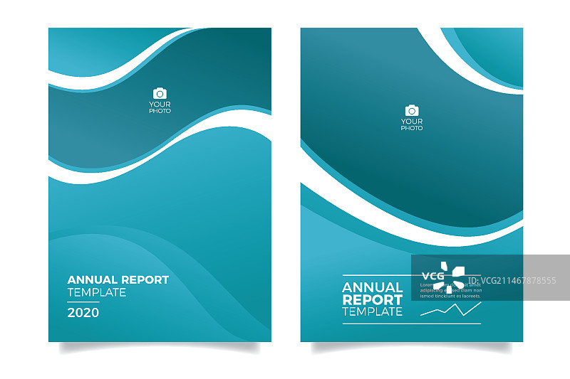 包含人物和建筑的年度报告图片素材