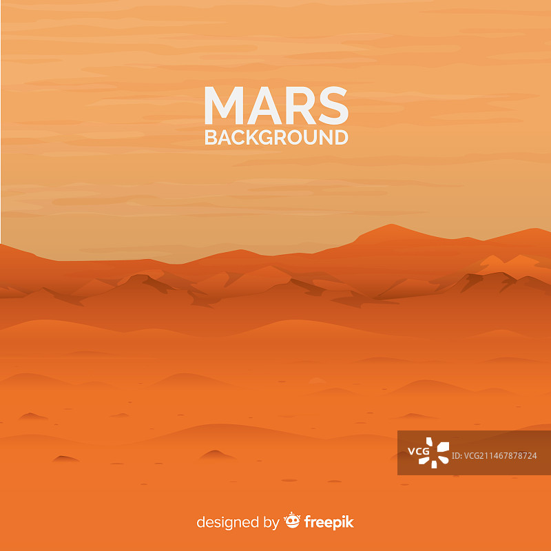 逼真的现代火星背景设计图片素材