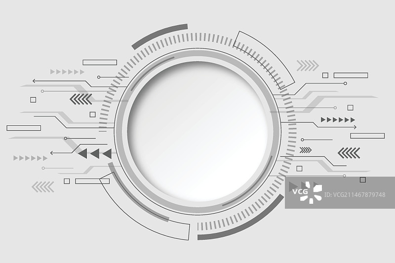 白色科技背景图片素材