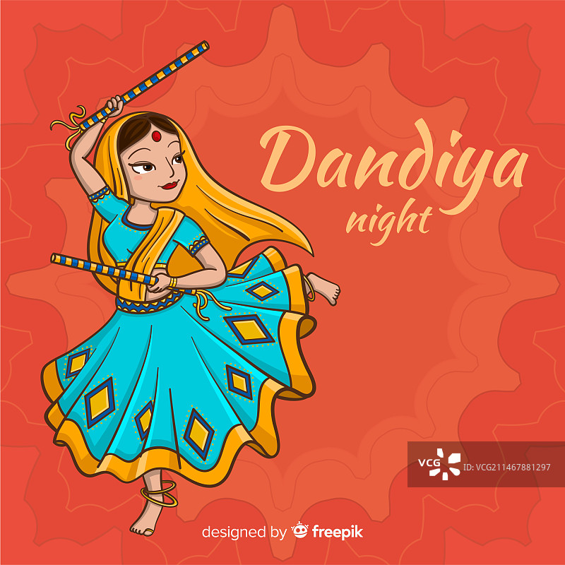 Dandiya之夜背景图片素材