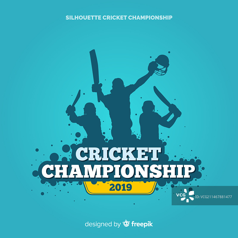 创意板球锦标赛背景图片素材