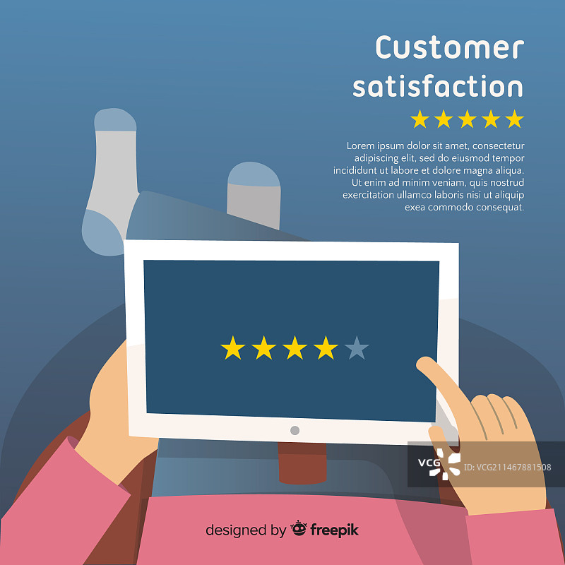 客户满意度评价图片素材