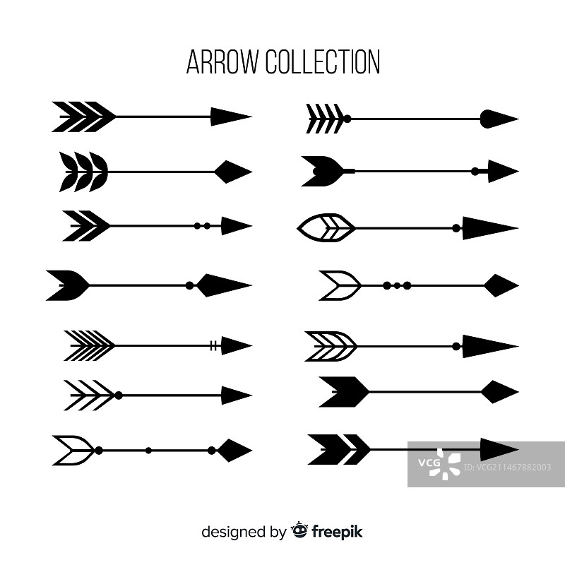手绘箭头合集图片素材