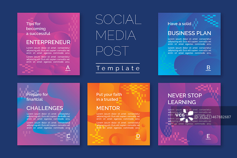 Instagram小技巧快拍模板图片素材