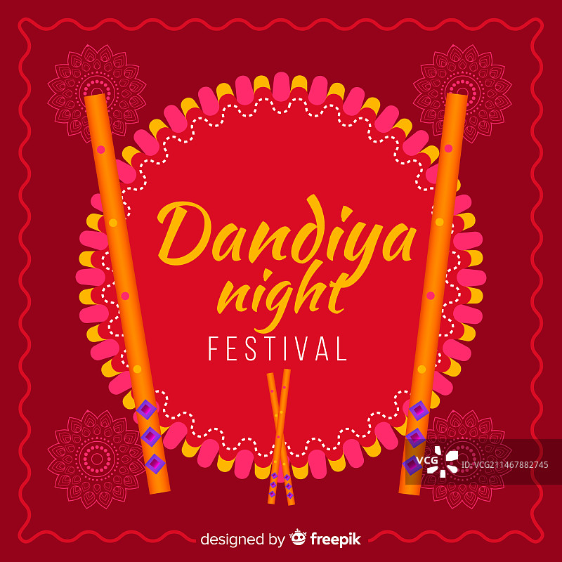 印度排棒舞鼓背景图片素材