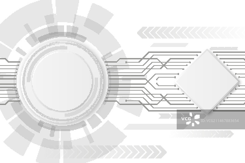 白色科技背景图片素材
