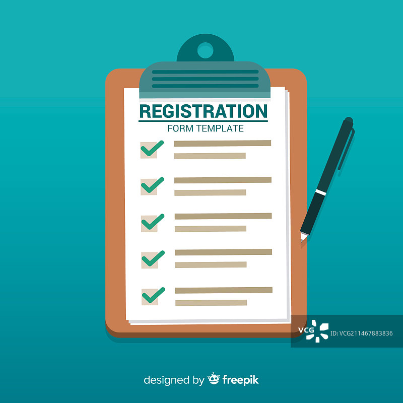 注册表格图片素材