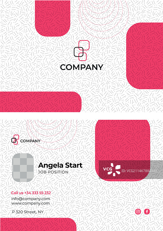 女商人名片模板图片素材