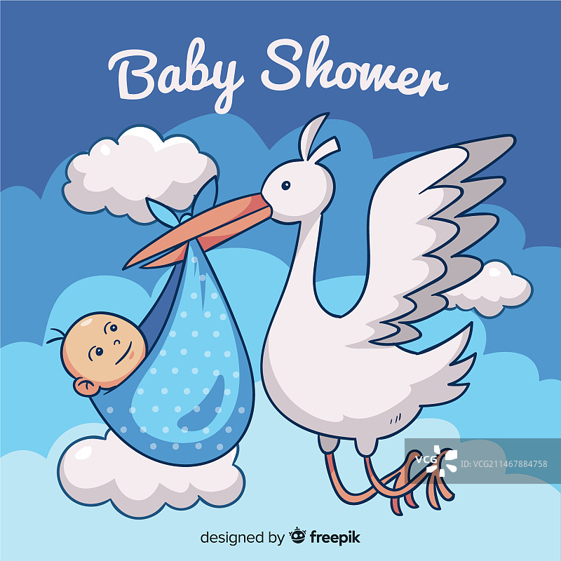 婴儿派对背景图片素材