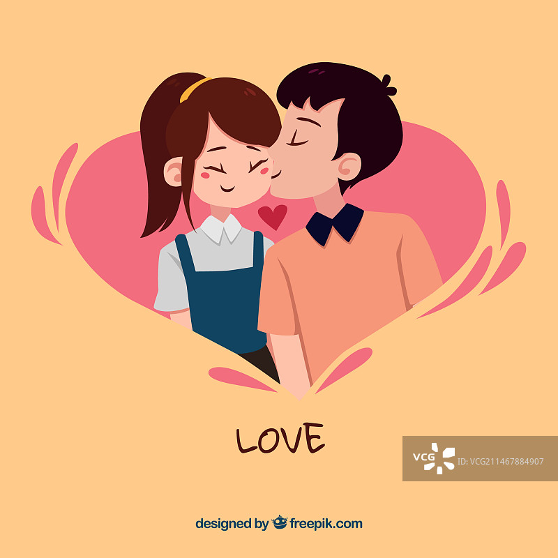 现代风格的原创爱心组合图片素材