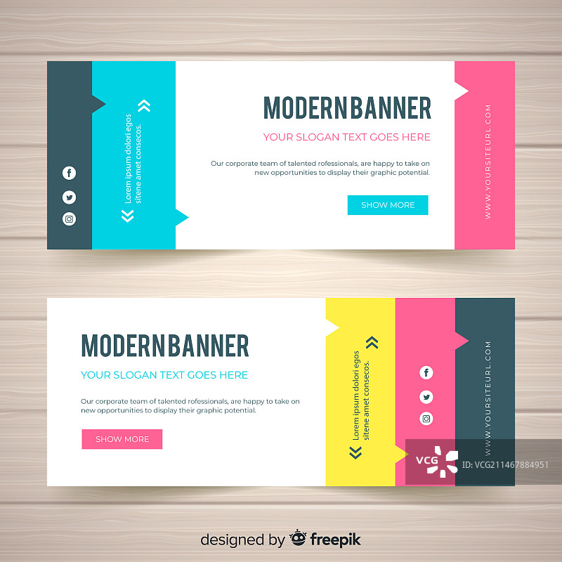 现代商务banner图片素材