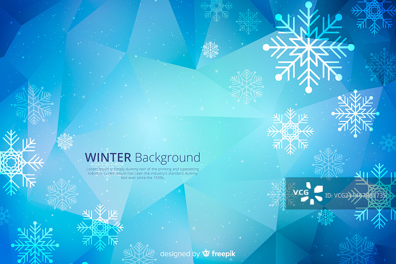 冬天的背景图片素材