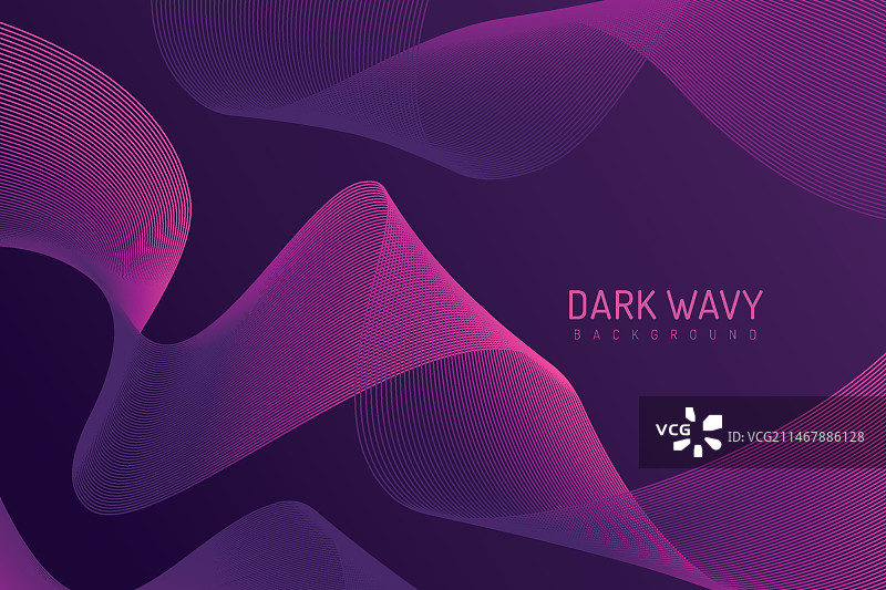 紫色调的曲线优雅背景图片素材