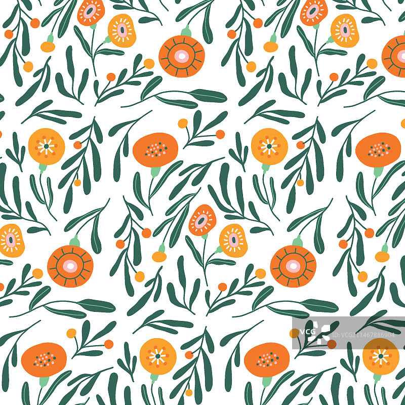 桃色调花卉图案设计图片素材