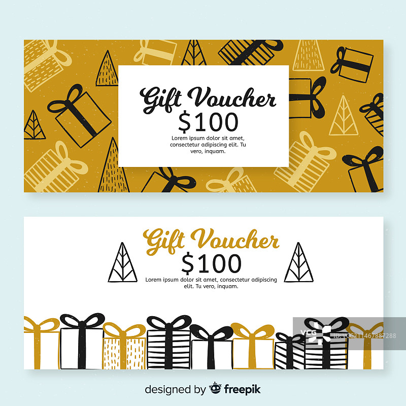 礼品券banner图片素材
