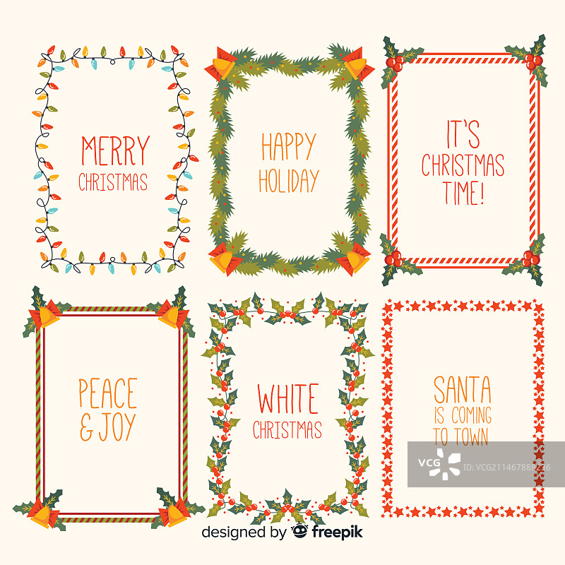 圣诞节相框和边框图片素材
