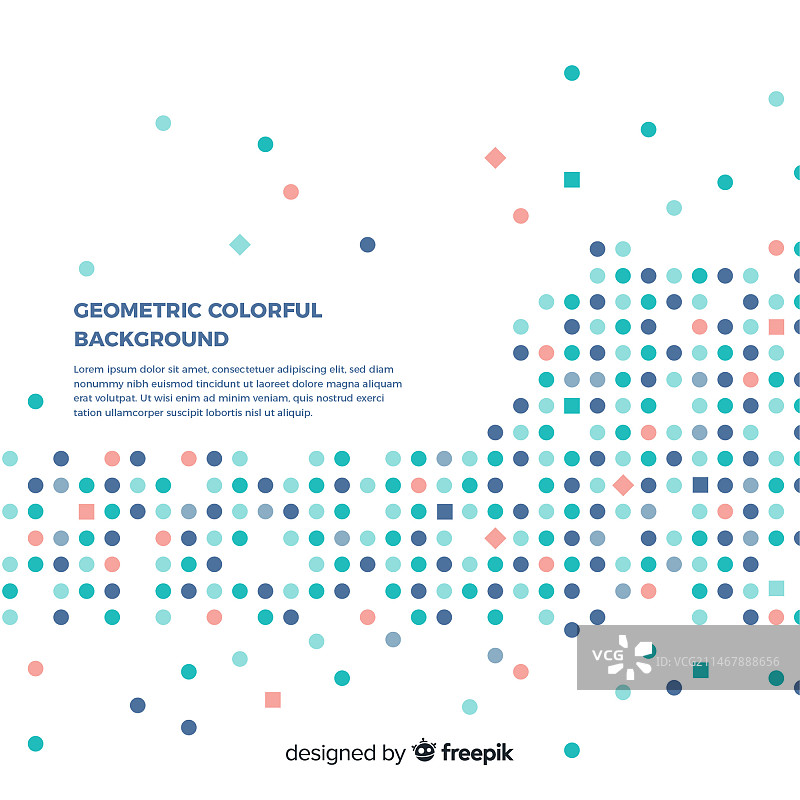 彩色几何背景图片素材