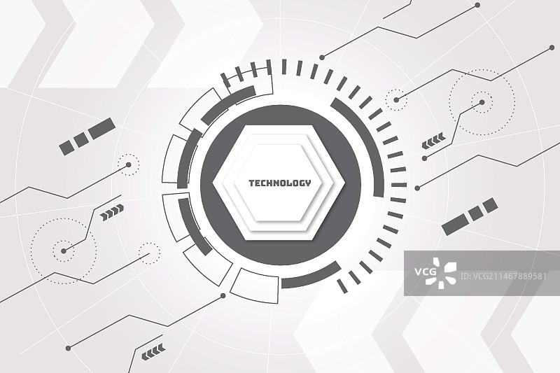 白色科技背景图片素材