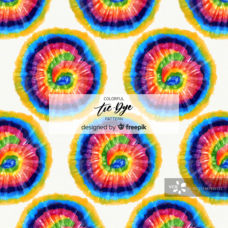 彩色扎染图案图片素材