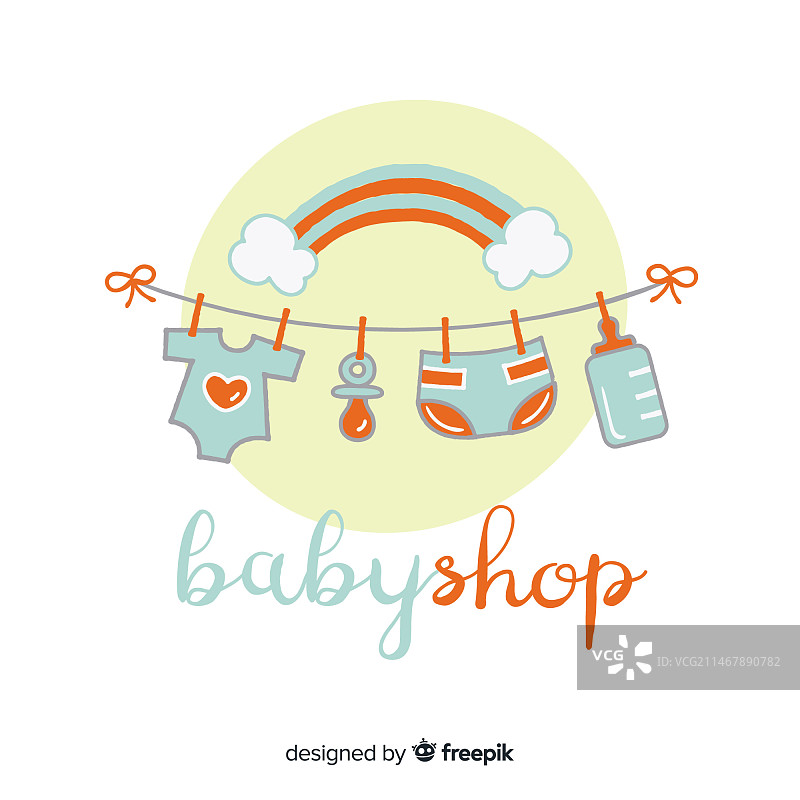 婴儿Logo模板图片素材