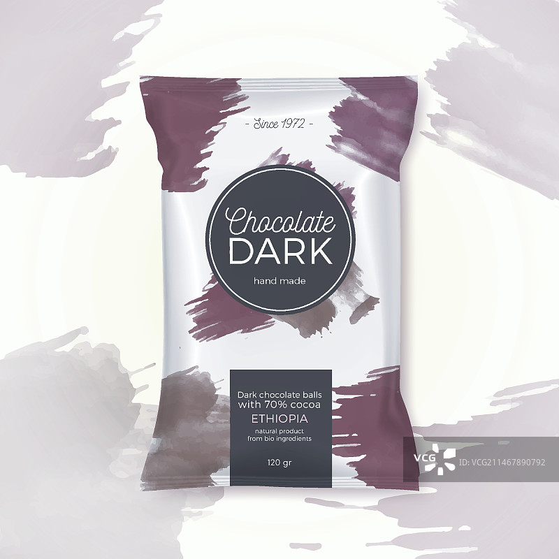 彩色巧克力包装图片素材