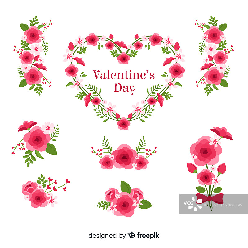 情人节鲜花系列图片素材