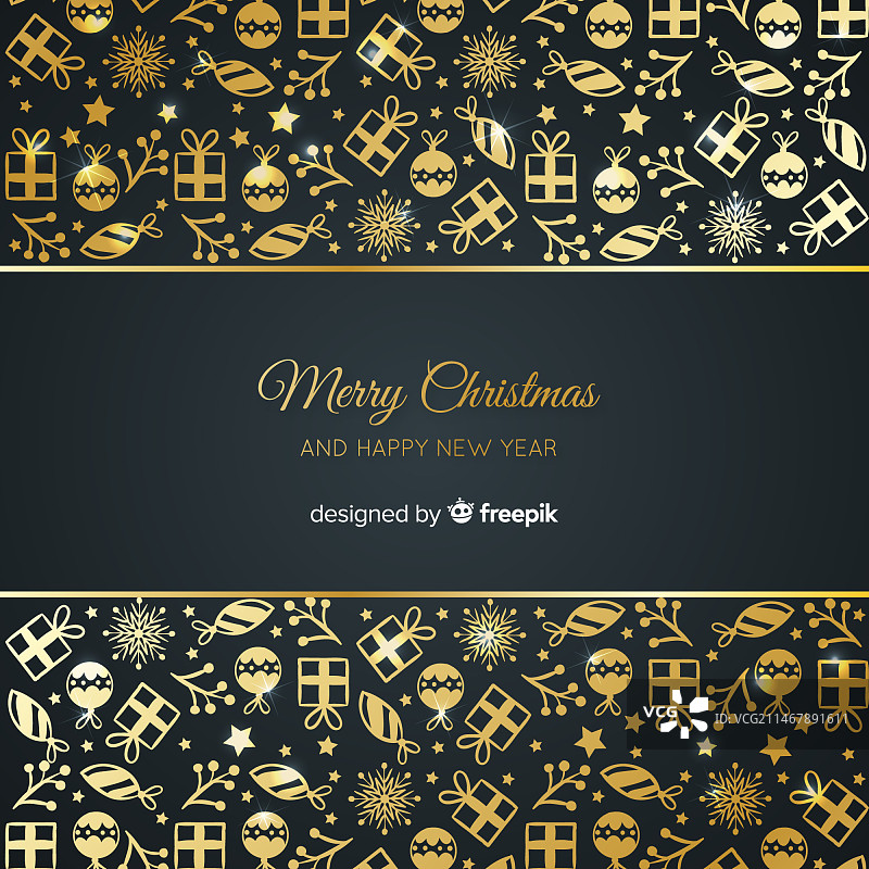 金色2019新年背景图片素材