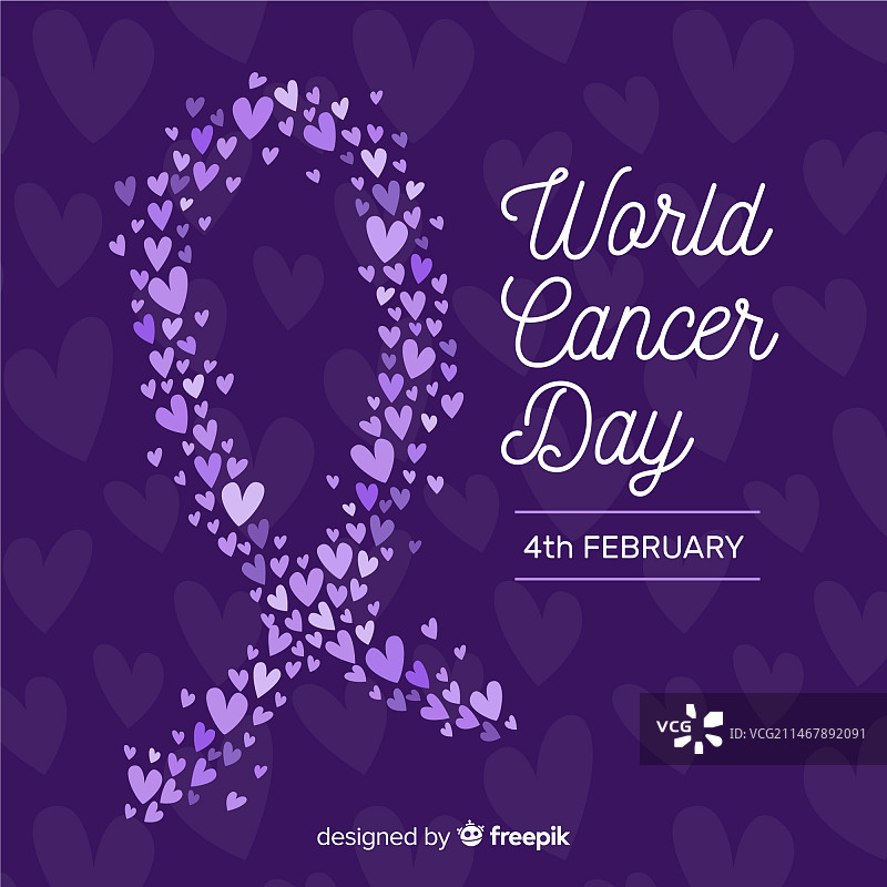 世界癌症日图片素材