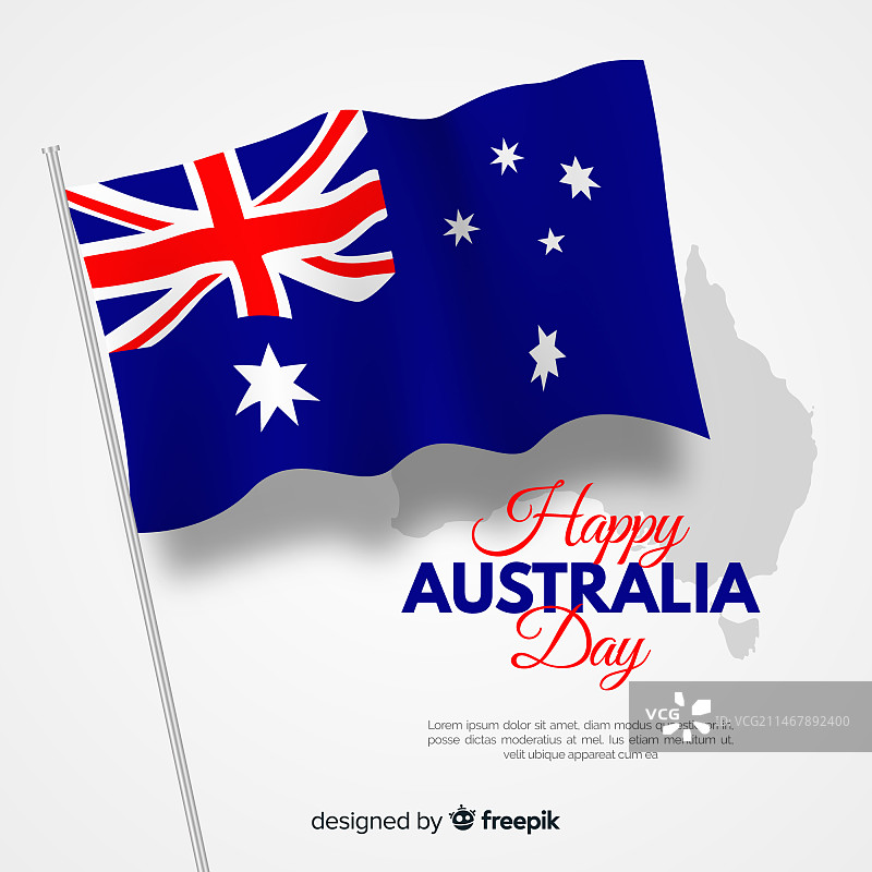 澳大利亚日背景图片素材