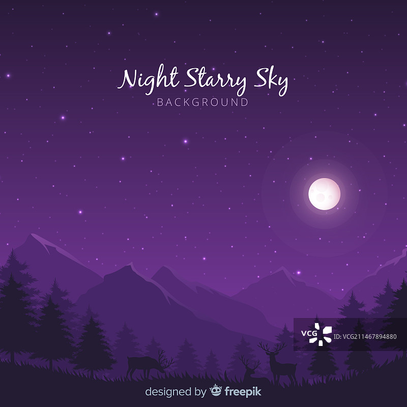 璀璨星空背景图片素材